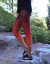 Native & Metis Capri Leggings: Fire Collection - Soul Curiosity