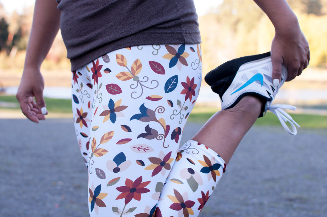 Native & Metis Roots Capri Leggings: Earth Collection - Soul Curiosity