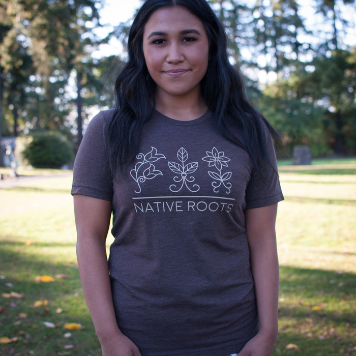 Native & Metis Tri-blend Roots Tee: Earth Collection - Soul Curiosity