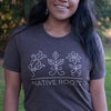 Native & Metis Tri-blend Roots Tee: Earth Collection - Soul Curiosity