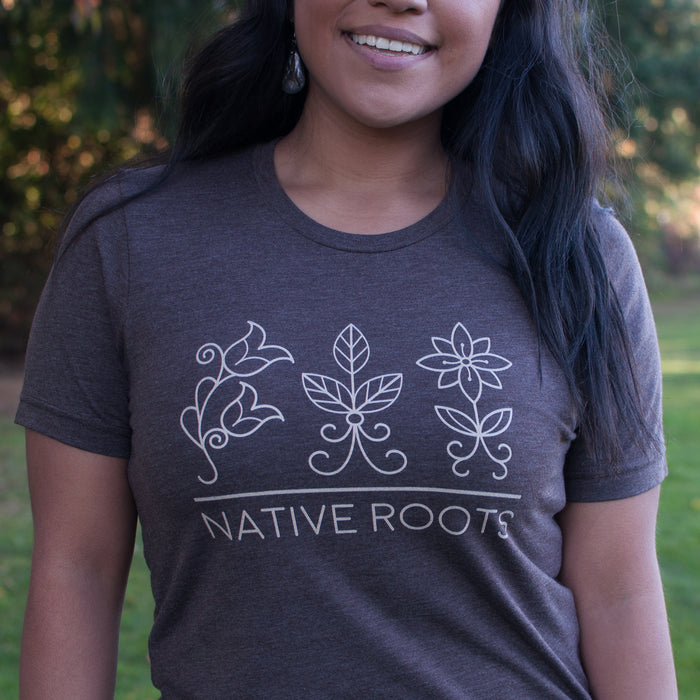 Native & Metis Tri-blend Roots Tee: Earth Collection - Soul Curiosity