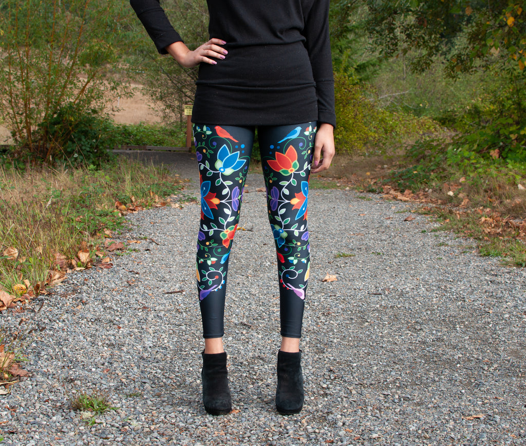 Floral & Plant Patterned Leggings for Women free Shipping - Etsy