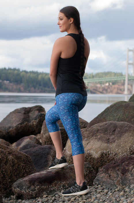 Native & Metis Capri Leggings: Water Collection - Soul Curiosity