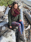 Native & Metis Roots Capri Leggings: Earth Collection - Soul Curiosity