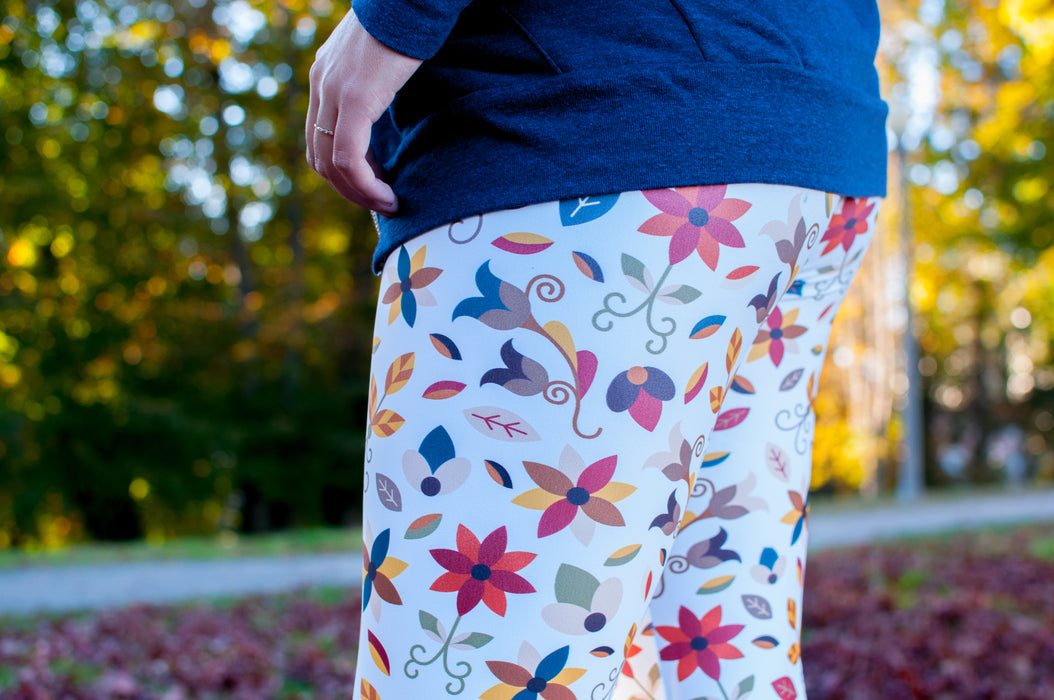 Native & Metis Roots Capri Leggings: Earth Collection - Soul Curiosity