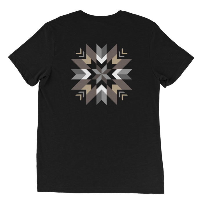 Native & Metis Unisex Tri-blend Star Floral Tee: Air Collection - Soul Curiosity