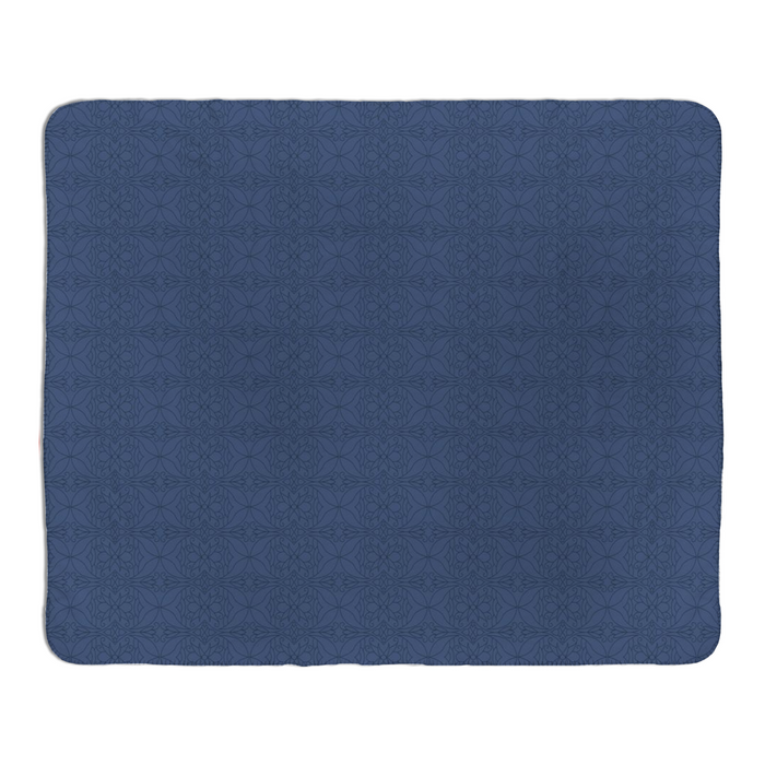 Fleece Sherpa Blanket: My Calling is Culture | Blue