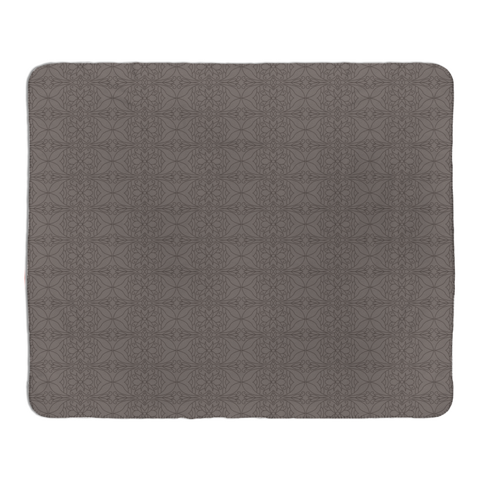 Fleece Sherpa Blanket: My Calling is Culture | Grey