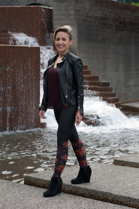 Native & Metis Leggings: Fire Collection - Soul Curiosity